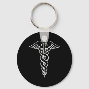 Caduceus Symbol Nurse Doctor Medic np Na Hospit Schlüsselanhänger