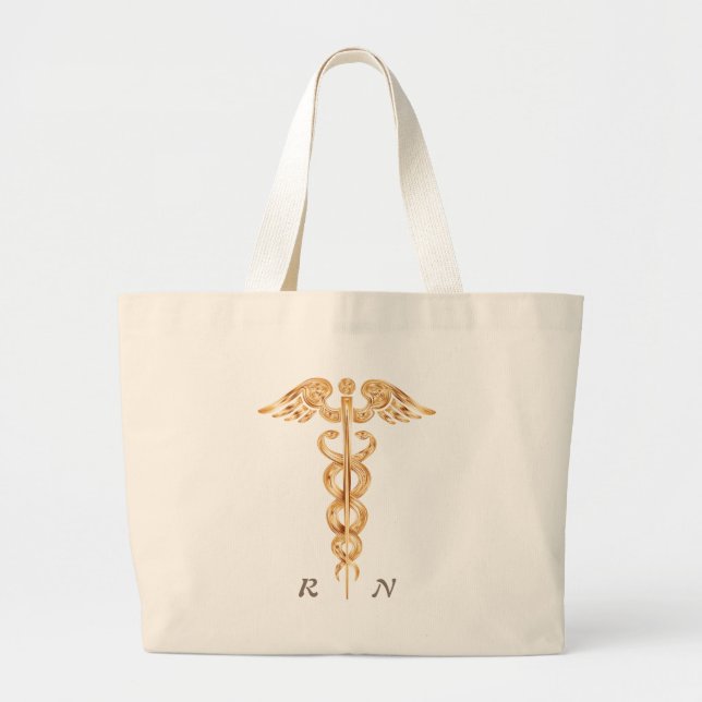 Caduceus-Tasche Jumbo Stoffbeutel (Vorne)