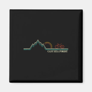 Cady Hill Mountainbiken Vermont Stowe  Magnet