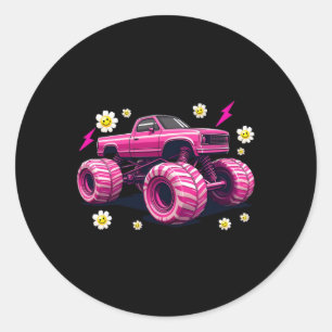 Cady Monster - Niedlicher und spöttischer Fun Stic Runder Aufkleber