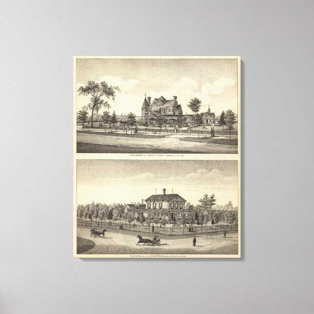 Cady und Kilpatrick, Nebraska Leinwanddruck (Vorderseite)