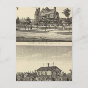 Cady und Kilpatrick, Nebraska Postkarte