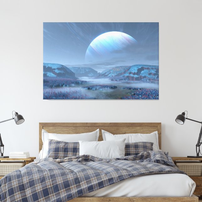Caelum Mond Leinwanddruck (Insitu (Schlafzimmer))