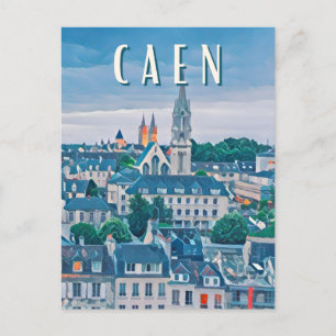 Caen Foto Vintage Postkarte