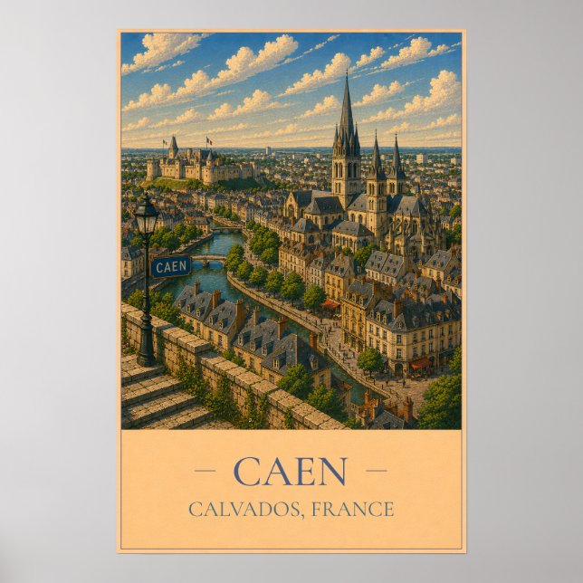 Caen Poster (Vorne)