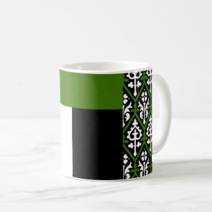 Caer Gwyn Populace-Abzeichen Kaffeetasse