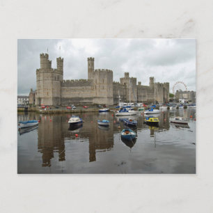 Caernarfon Castle Postcard Postkarte