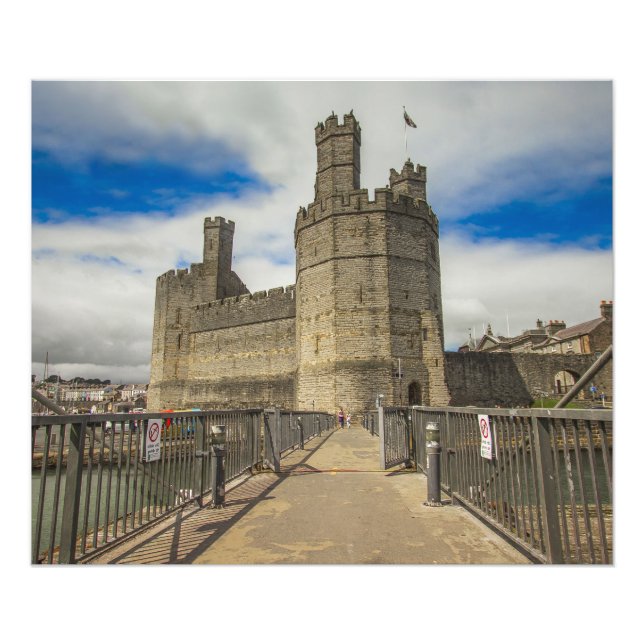 Caernarfon Castle Wales Fotodruck (Vorne)