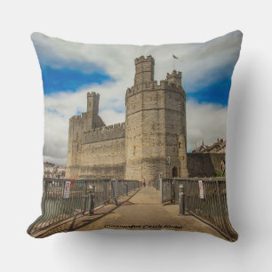 Caernarfon Castle Wales Kissen