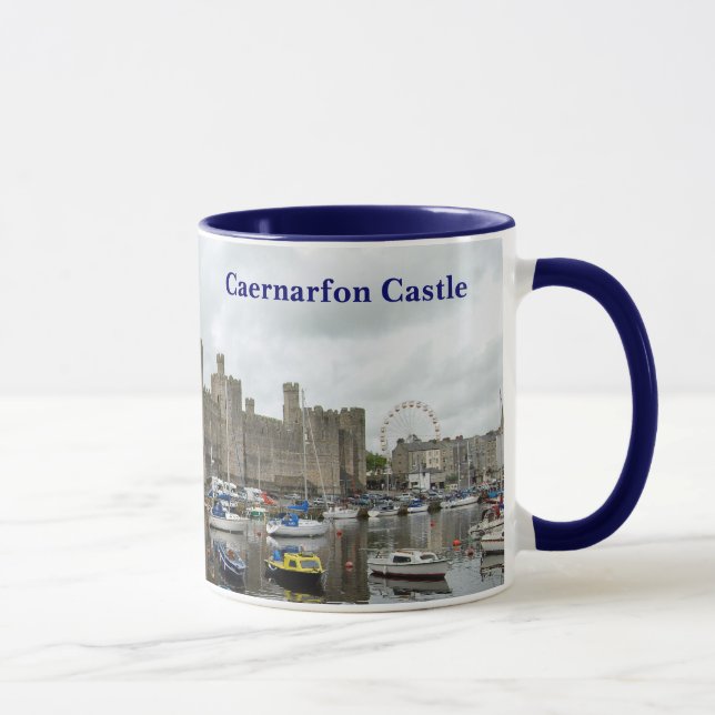 Caernarfon Schloss-Tasse Tasse (Rechts)