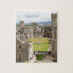 Caernarfon Schloss, Wales, Vereinigtes Königreich Puzzle