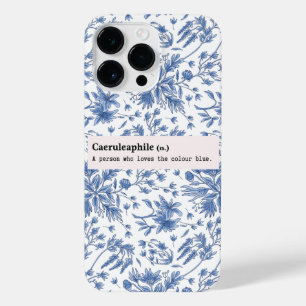 CAERULEAPHILE BLAUE BLUME NATUR iPhone 14 PRO MAX  HÜLLE