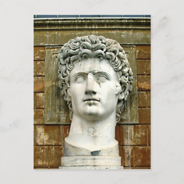 Caesar Augustus Postkarte (Vorderseite)