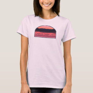 Caesar Creek Lake Ohio Roter Sonnenaufgang T-Shirt