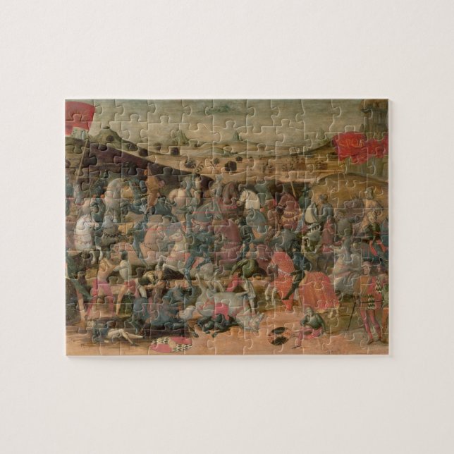Caesar, der im Kampf (Tempera, triumphiert auf Puzzle (Horizontal)