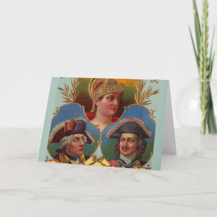 Caesar - Kaiser - Zigarren-Box-Etikett Karte