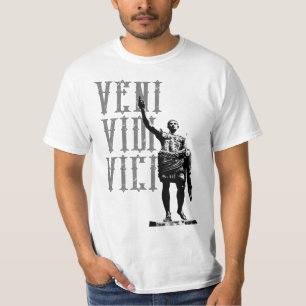 Caesar Motivierend Zitat Veni Vidi Vici Mens T-Shirt