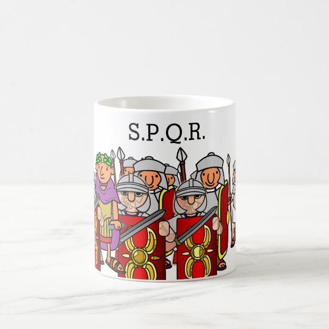 Caesar und seine Legions-alte Rom-Tasse Kaffeetasse (Mittel)