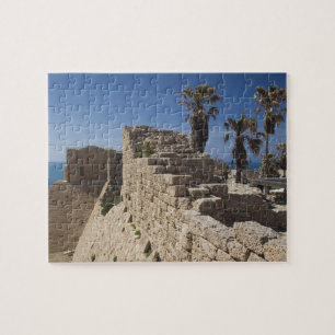 Caesarea Ruinen des Hafens, erbaut von Herodes dem Puzzle