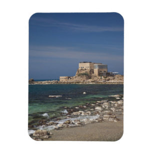 Caesarea ruins of port built by Herod the Great Magnet