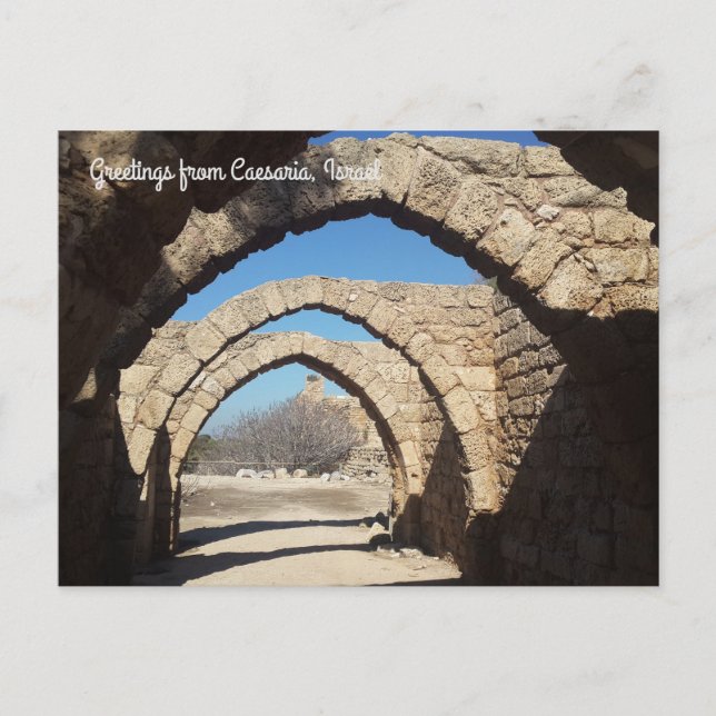 Caesaria, Israel Postkarte (Vorderseite)