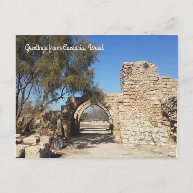Caesaria, Israel Postkarte (Vorderseite)