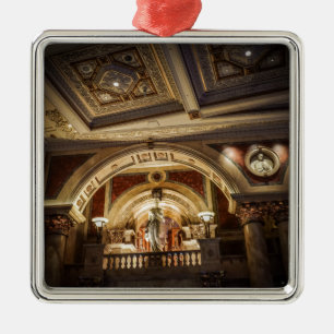 Caesars Palace Las Vegas Silbernes Ornament