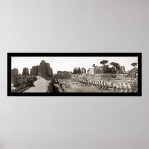 Caesars Palast-Rom-Foto 1909 Poster