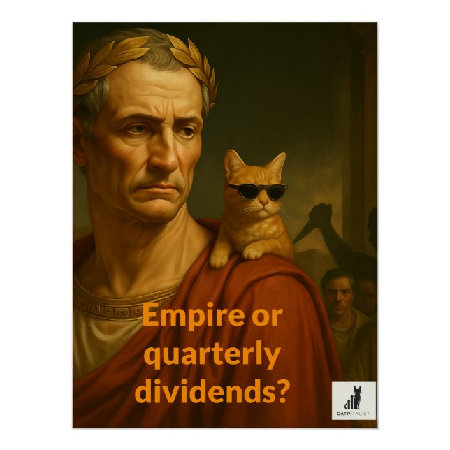 Caesars Reich oder Quartalsdividenden? Poster (Vorderseite)