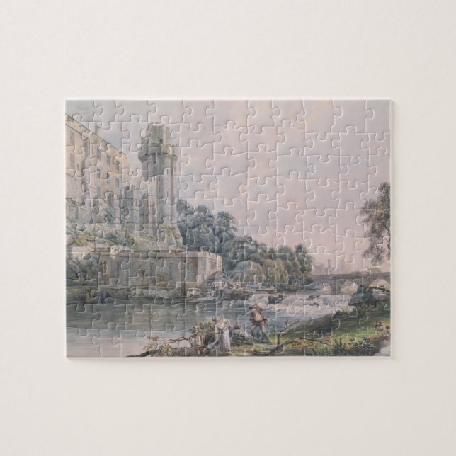 Caesars Turm und Teil von Warwick Schloss Puzzle (Horizontal)