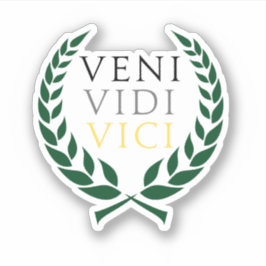 Caesars Veni Vidi Vici Aufkleber