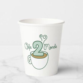 Café 2 Monde Coffee Cup Pappbecher