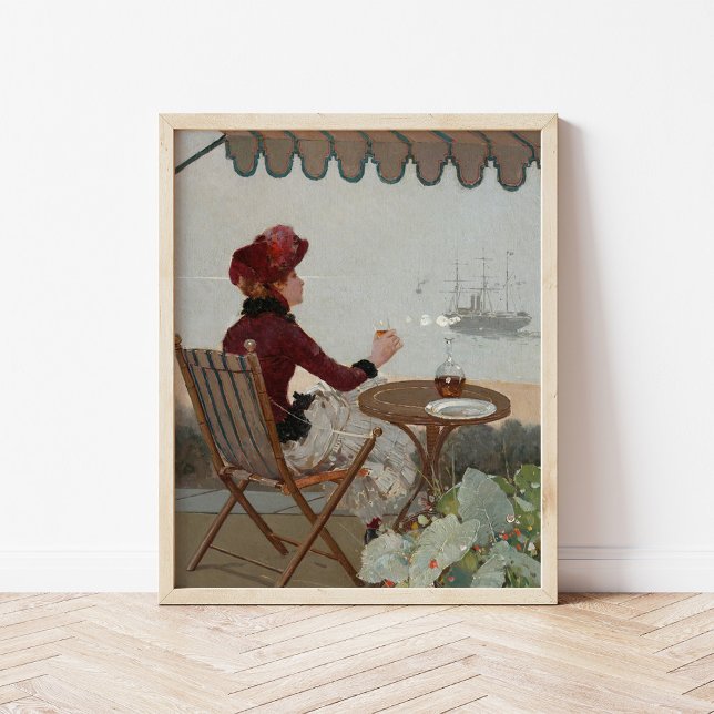 Café am Meer | Jean Béraud Poster (Von Creator hochgeladen)