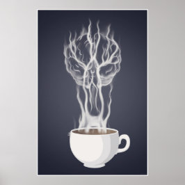 Café & Arterias Cerebrales Poster