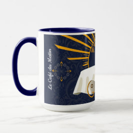 Café au Lait Dekor Pariser Bistro Personalisiert Tasse