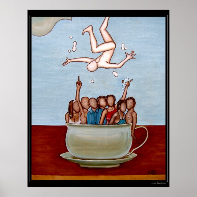 Cafe au Lait Poster (Vorne)