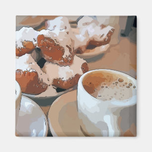 Café Aulait, New Orleans Kaffee Magnet