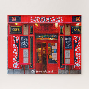 Café Bar Madrid. Jigsaw Puzzle