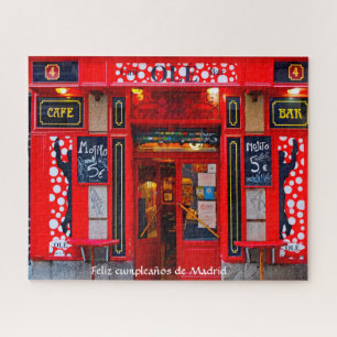 Café Bar Madrid. Jigsaw Puzzle