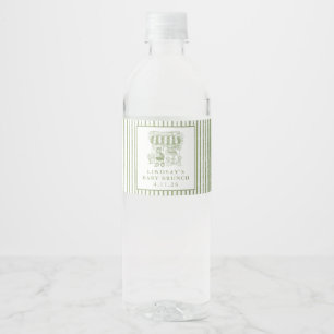 Cafe Bebe Baby Brunch Wasserflaschenetikett