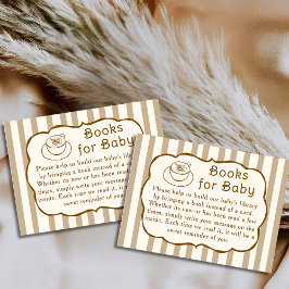 Cafe Bebe Books For Baby Request Baby Shower Begleitkarte