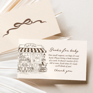 Cafe Bebe Bücher für Baby geschlechtsneutraler Kaf Begleitkarte