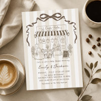 Cafe Bebe geschlechtsneutrale braune Babyparty