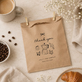 Cafe Bebe Home Coffee Baby Shower Geschenktütchen