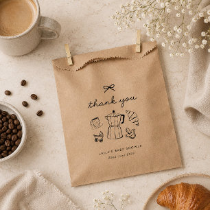 Cafe Bebe Home Coffee Baby Shower Geschenktütchen