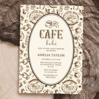 Café Bébé Vintage Kaffee Baby Shower | Retro