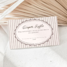 Cafe Bebe Vintage Streifen Windel-Raffle