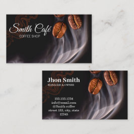 Café Café Business Card Visitenkarte