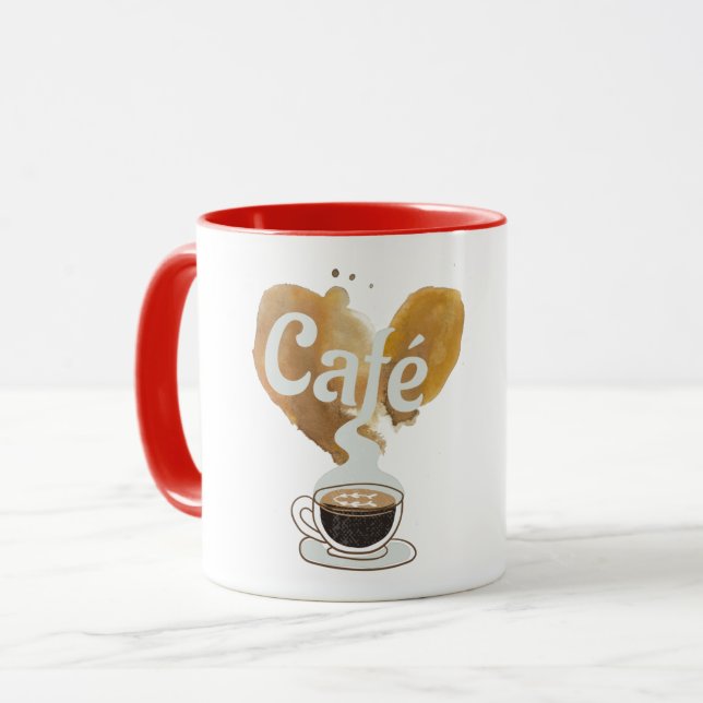 Café - Café - Café Tasse (Vorderseite Links)