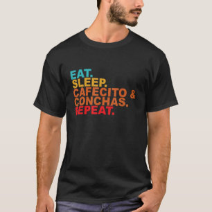 Café Café Conchas Niedlicher Pun Coffe T-Shirt